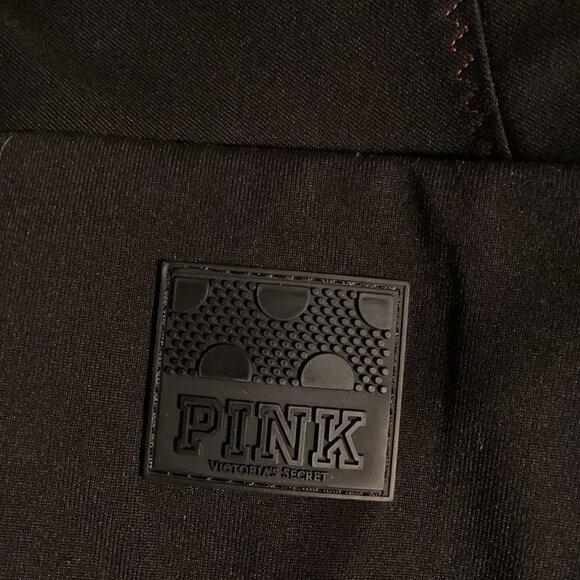 PINK Victoria's Secret Ultimate Leggings Leg Zippers Women's Sz Medium Black - Picture 6 of 6